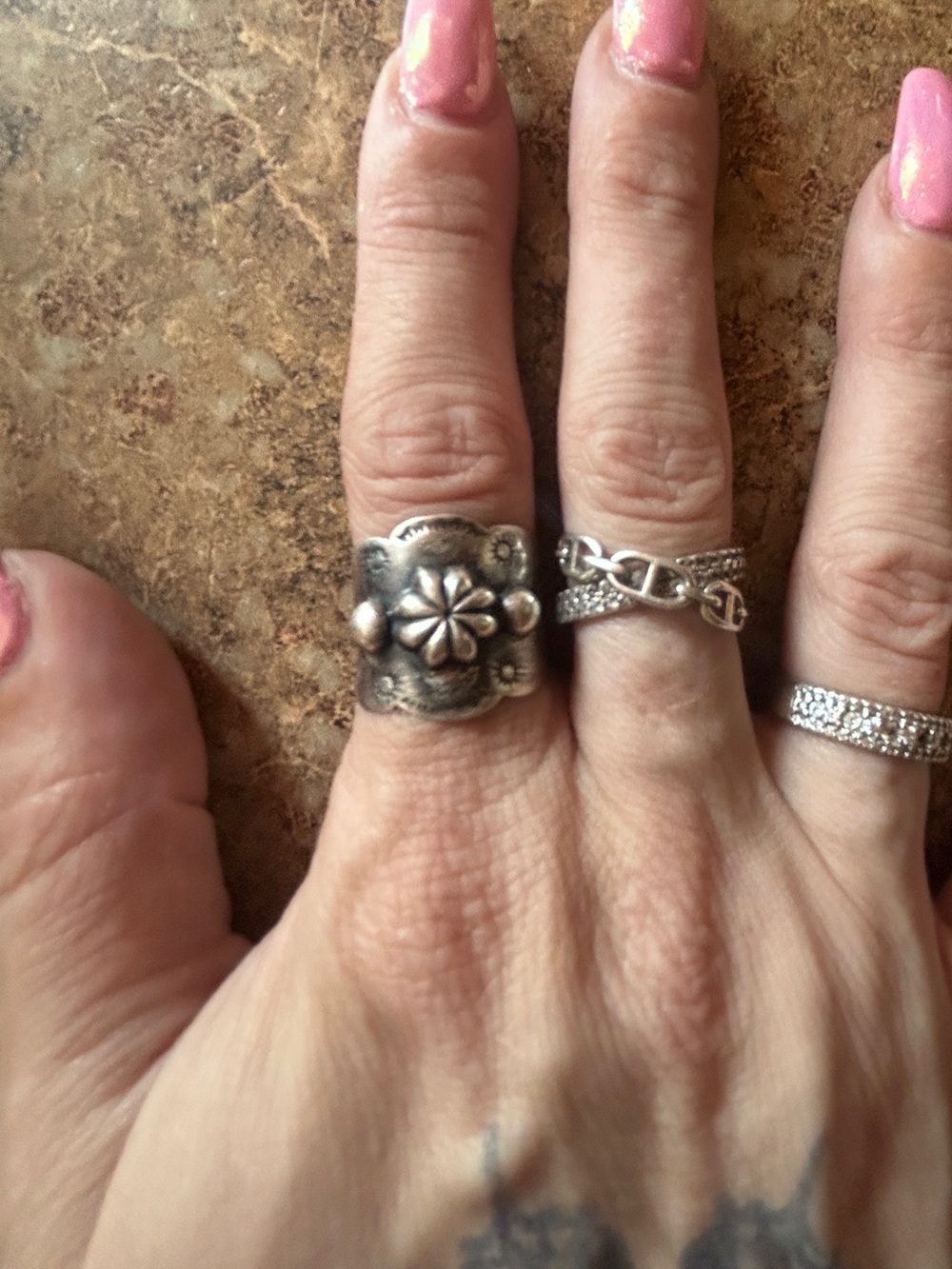 Silver ring - Picture 4 of 6